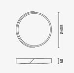 Plafonnier LED Filaires 48W 75 lm/W – Blanc & Bois – CCT avec Télécommande