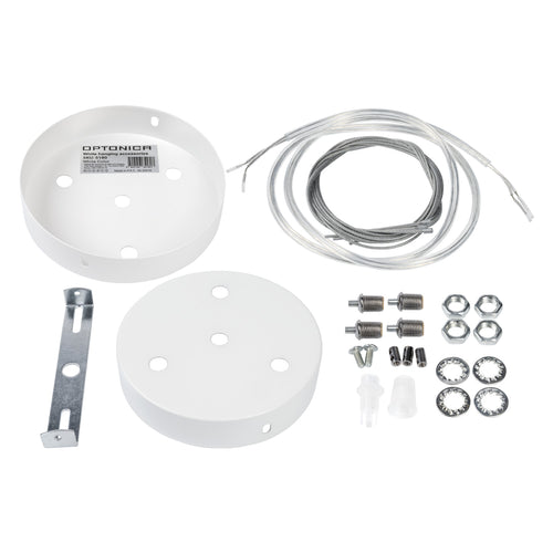 Accessoire de Suspension Filaire LED Blanc pour Luminaires – Compatible SKU 2901 à 2928