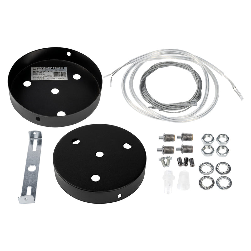 Accessoire de Suspension Filaire LED Noir pour Luminaires – Compatible SKU 2901 à 2928