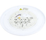 Plafonnier LED Filaires 48W 75 lm/W – Noir & Bois – CCT avec Télécommande
