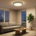 Plafonnier LED Filaires 36W 75 lm/W Blanc & Noir – Température de couleur réglable (CCT)