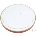 Plafonnier LED Filaires 36W 75 lm/W Blanc & Velours Rouge – Température de couleur réglable (CCT)