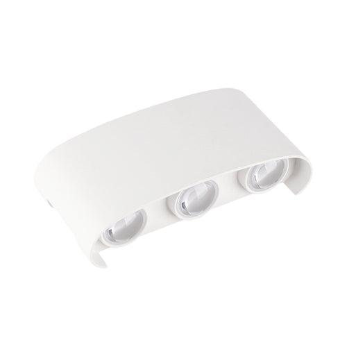 Applique Murale filaires LED 6W IP65 570LM 220-240V Blanc 3000K – Corps en Aluminium