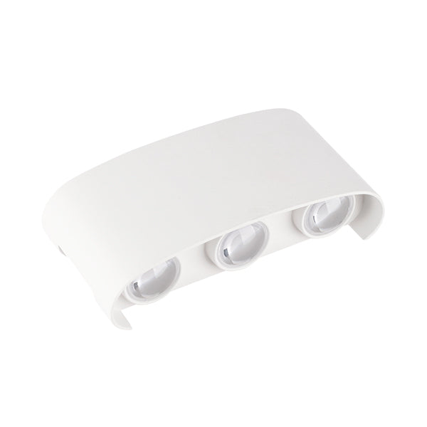 Applique Murale filaires LED 6W IP65 570LM 220-240V Blanc 3000K – Corps en Aluminium
