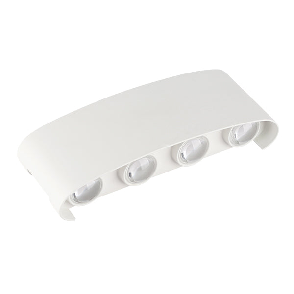 Applique Murale filaires LED 8W IP65 710LM 220-240V Blanc 3000K – Corps en Aluminium