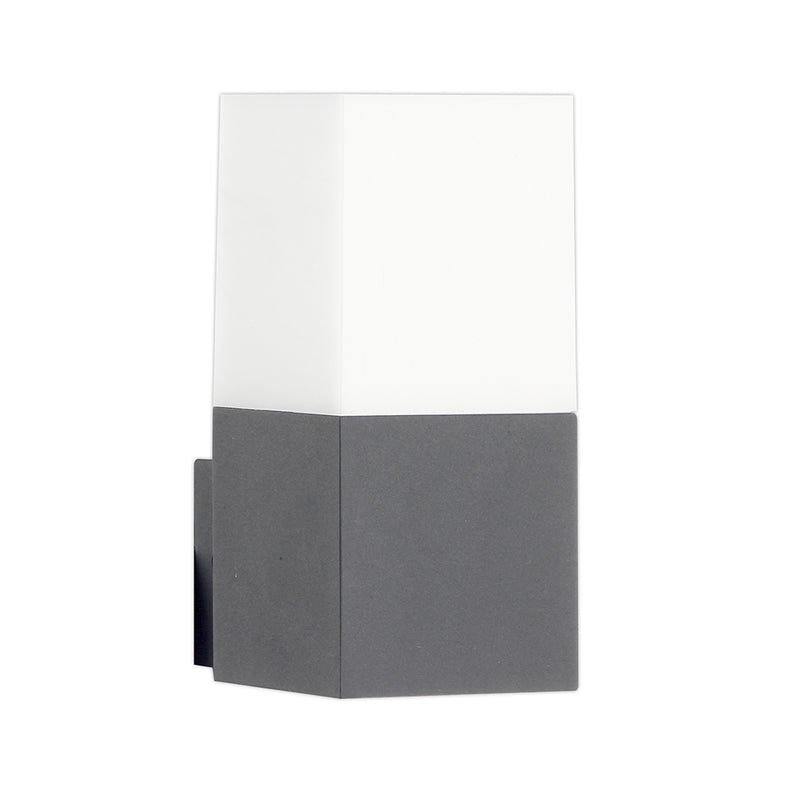Applique Murale filaires LED Aluminium Gris Foncé 1xE27 IP54 – Luminaire Extérieur Moderne