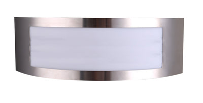 Applique Murale filaires LED Acier Inox 1xE27 IP44 – Luminaire Extérieur Moderne