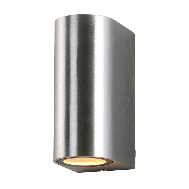 Applique Murale filaires LED Aluminium Poli IP54 2xGU10 220-240V AC – Luminaire Extérieur Double