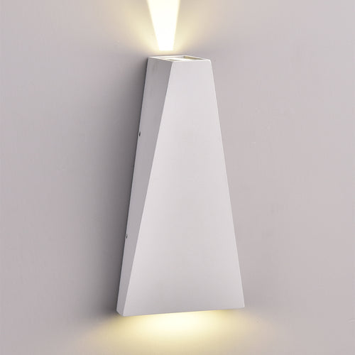 Applique Murale Filaires LED 6W CREE IP54 660lm Gris 4000K Éclairage Extérieur Moderne