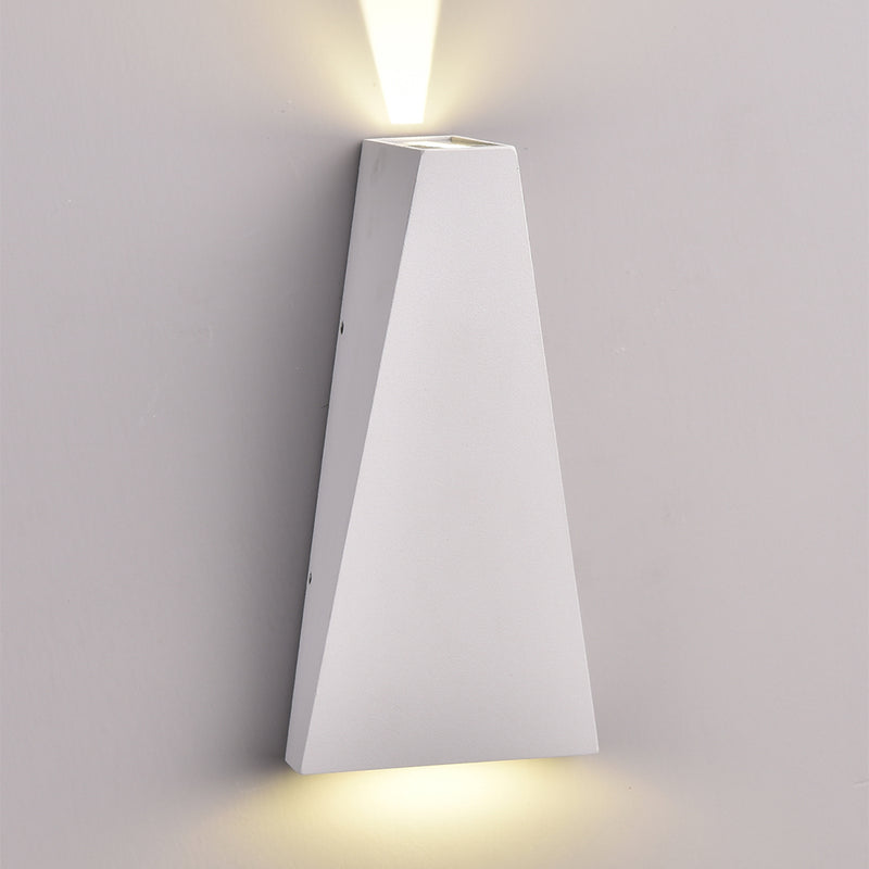 Applique Murale Filaires LED 6W CREE IP54 660lm Gris 4000K Éclairage Extérieur Moderne