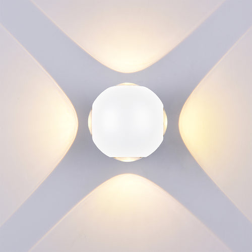 Applique Murale Filaires LED 4W CREE IP54 440lm Blanc 4000K Éclairage Extérieur Compact