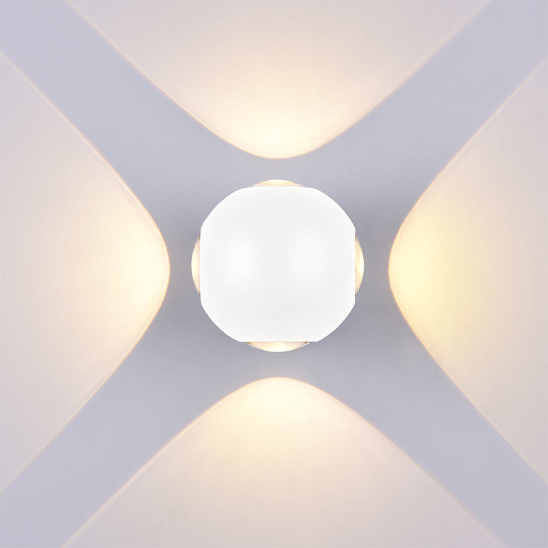 Applique Murale Filaires LED 4W CREE IP54 440lm Blanc 4000K Éclairage Extérieur Compact