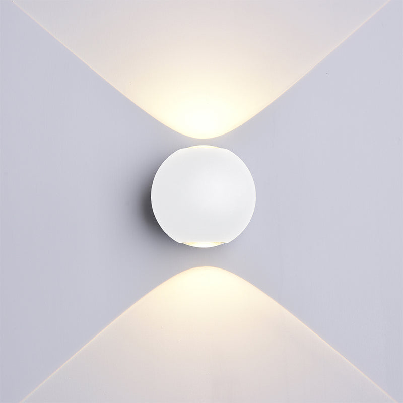 Applique Murale Filaires LED 6W CREE IP54 660lm Blanc 3000K Éclairage Extérieur Étanche