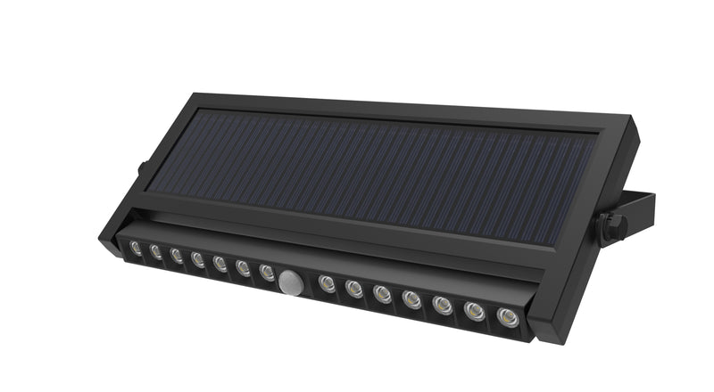 Applique murale solaire LED 4Ah/3.2V 1000lm PIR IP54