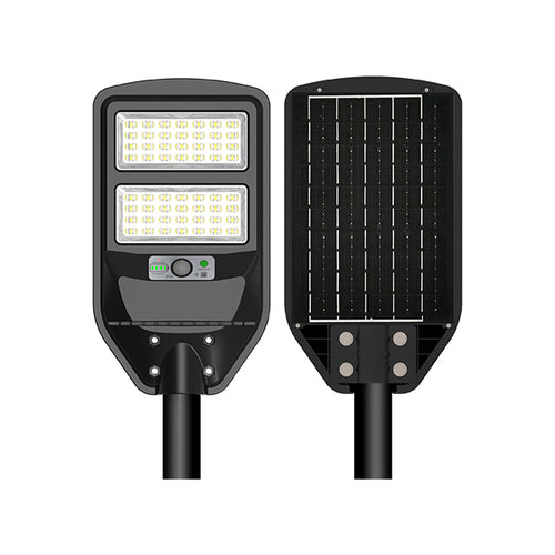 Lampadaire solaire LED 1200LM 8Ah IP65 + télécommande