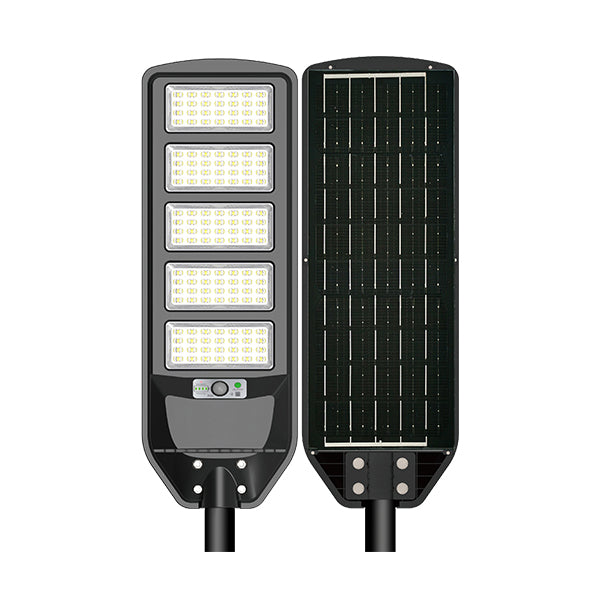 Lampadaire solaire LED 2700LM 18Ah IP65 + télécommande