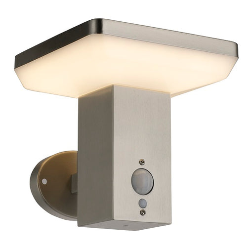 Applique murale solaire LED UP SS-aluminium brossé 4.4W 600lm/60lm IP44 3.7V capteur