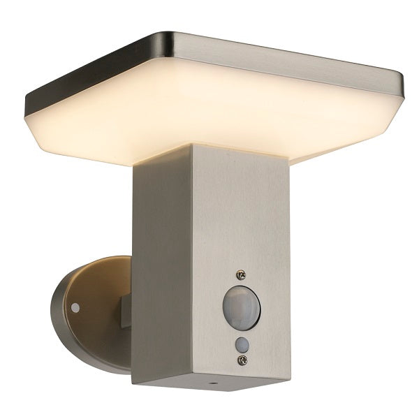 Applique murale solaire LED UP SS-aluminium brossé 4.4W 600lm/60lm IP44 3.7V capteur