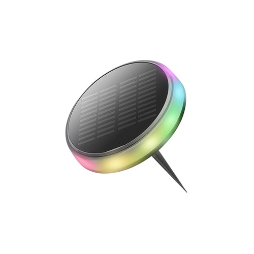 Lampe à piquer solaire LED 0,6W RGB 3,7V 2000mAh IP65 – éclairage extérieur