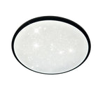 Plafonnier LED Filaire 24W Noir/Blanc 3CCT à Mémoire avec Télécommande – 2880 lm