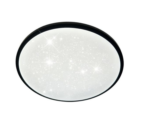 Plafonnier LED Filaire 24W Noir/Blanc 3CCT à Mémoire avec Télécommande – 2880 lm