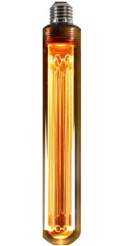 Ampoule LED Filaire E27 3W Verre Ambré Doré 1800K Lumière Extra Chaude Vintage Décorative