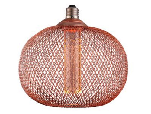 Ampoule LED Filaire E27 2.5W Verre Cuivre & Doré 1800K Lumière Extra Chaude Vintage Décorative