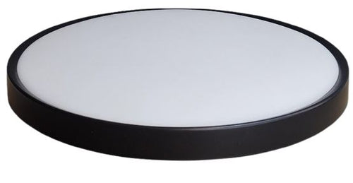 Plafonnier LED Noir filaires 18W + 6W 3CCT IP65 100LM/W 220-240V – Éclairage Blanc Réglable
