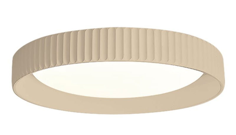 Plafonnier LED Filaire Beige 60W 75LM/W CCT avec Interrupteur DIP