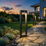 Lampe de jardin solaire LED Rio 1W sur pied 60 cm avec détecteur de mouvement PIR
