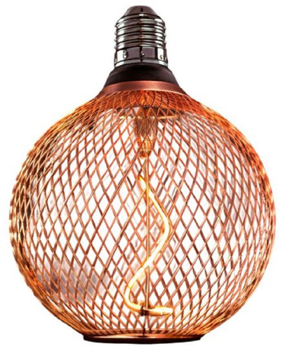 Ampoule LED Filaire E27 2.5W Verre Cuivre & Doré 1800K Lumière Extra Chaude Vintage Décorative