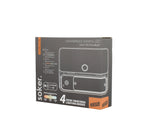Projecteur LED Solaire SOKER 8W 1000lm 3000K/4000K/6500K IP54 Noir avec Détecteur PIR